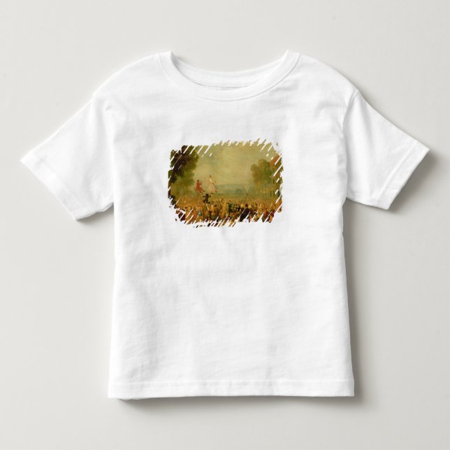 Camiseta Infantil Trupe dos atores que executam em um Tightrope (Frente)