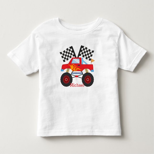 Camiseta Infantil Truque de Monstro de Tee Toddler da Criança (Frente)