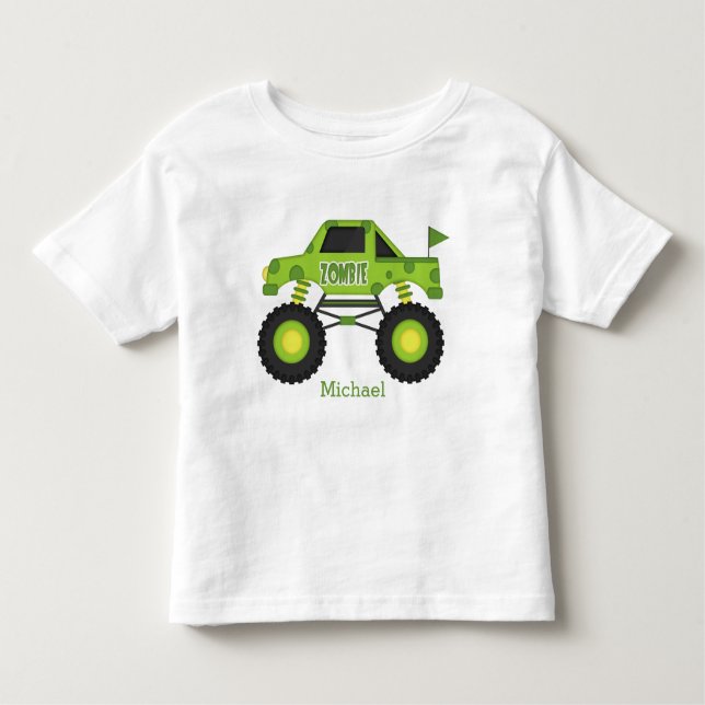 Camiseta Infantil Truque de Monstro de Tee Toddler da Criança (Frente)