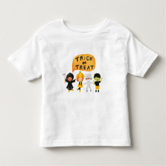 Camiseta Infantil Truque Ou Tratar Gráfico De Halloween
