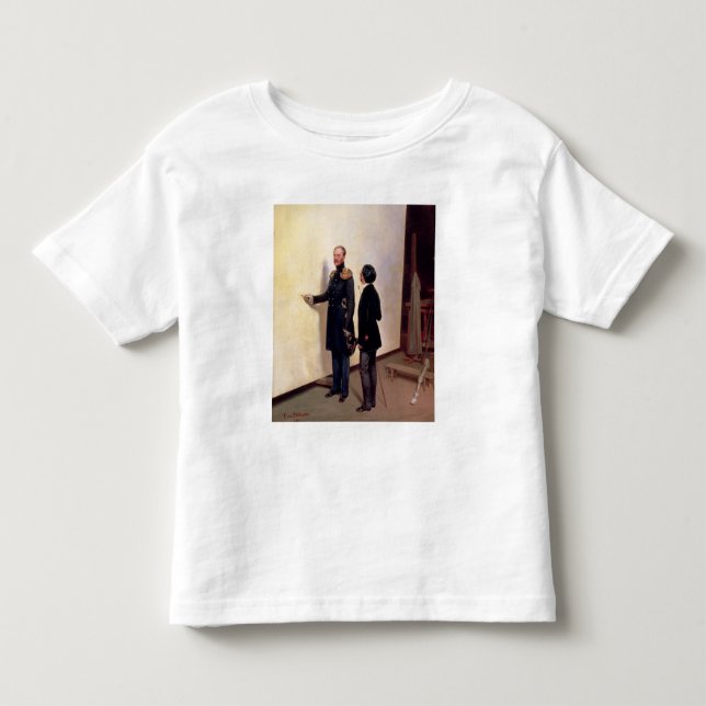 Camiseta Infantil Tsar e artista (Frente)