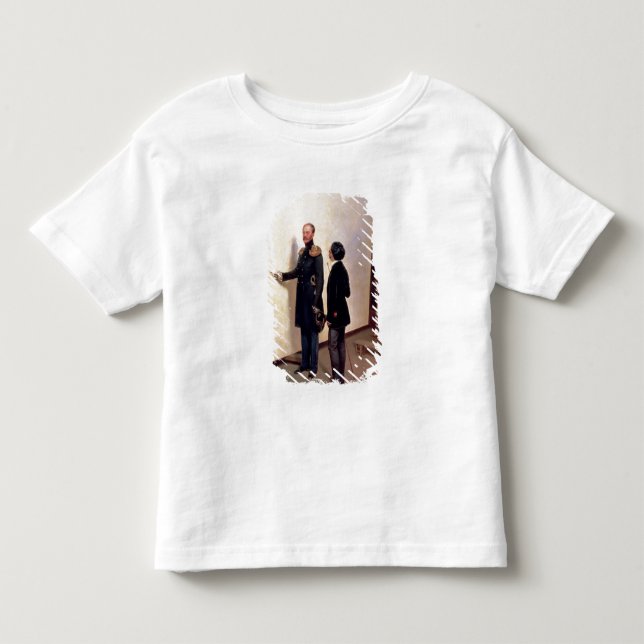 Camiseta Infantil Tsar e artista (Frente)