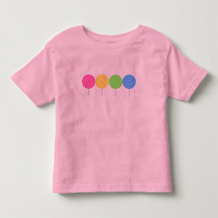 Camiseta Infantil Tshirt da campainha da criança dos pirulitos