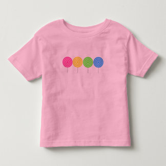 Camiseta Infantil Tshirt da campainha da criança dos pirulitos