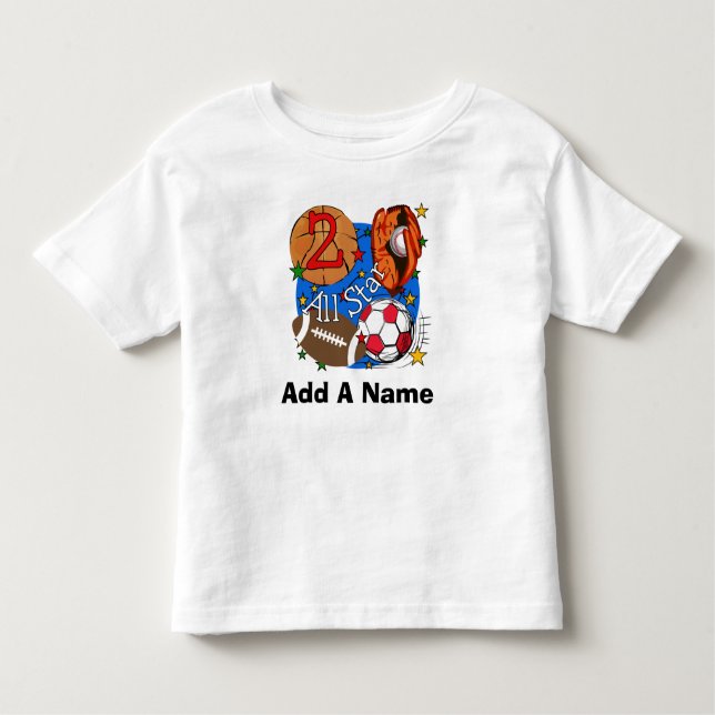 Camiseta Infantil Tshirt personalizado do segundo aniversário dos (Frente)