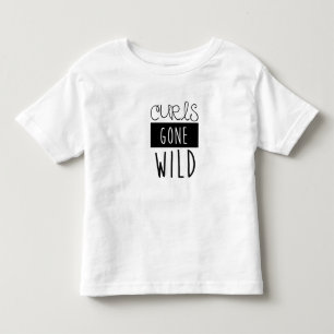 Camiseta Infantil Tshirt selvagem ido ondas dos miúdos