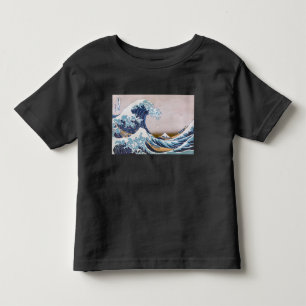 Camiseta Infantil Tsunami Grande Onda ao largo da costa de Kanagawa 