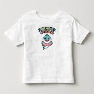 Camiseta Infantil Tubarão Bebê em Treinamento