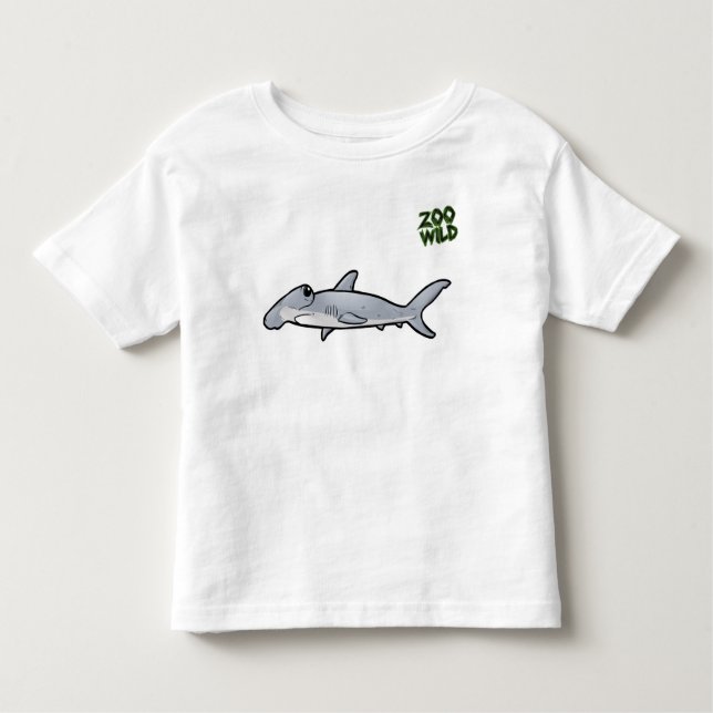 Camiseta Infantil Tubarão de Hammerhead (Frente)