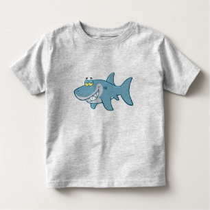 Camiseta Infantil Tubarão de sorriso