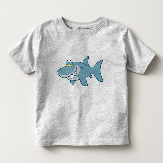 Camiseta Infantil Tubarão de sorriso (Frente)