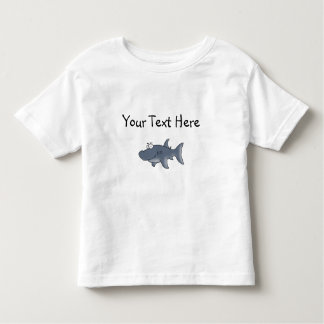 Camiseta Infantil Tubarão pintado à mão para miúdos - PERSONALIZE