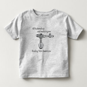 Camiseta Infantil Tubo de alimentação Sensibilização Bebê Bodô
