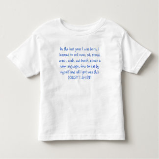 Camiseta Infantil Tudo em um ano