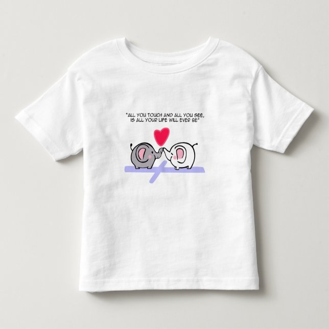 Camiseta Infantil Tudo o que você toca (Frente)