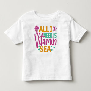 Camiseta Infantil Tudo que eu preciso é Vitamin Sea-54801