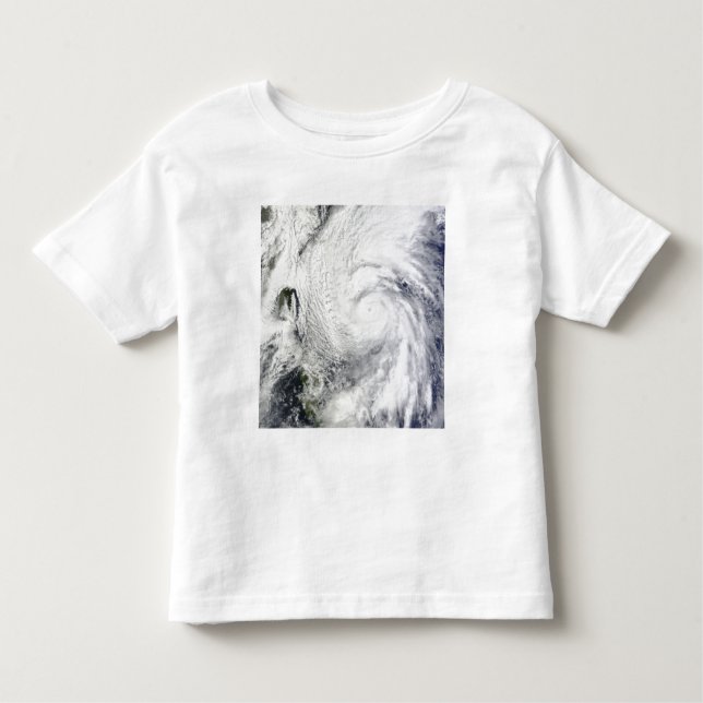 Camiseta Infantil Tufão Chaba no mar das Filipinas (Frente)