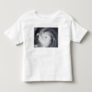 Camiseta Infantil Tufão Chaba no Oceano Pacífico ocidental