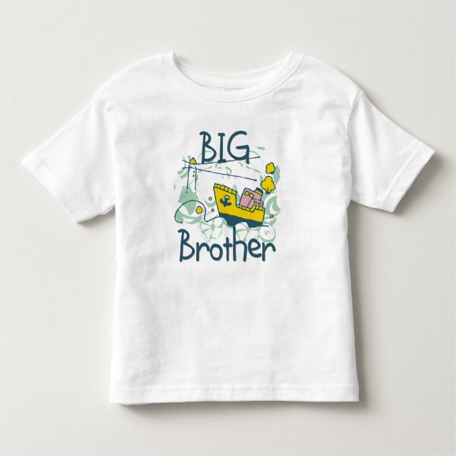 Camiseta Infantil Tugboat Big Brother (Frente)
