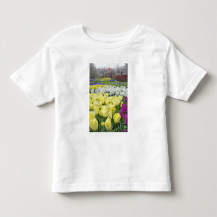 Camiseta Infantil Tulipas, narcisos e flores de Jacinto de Uva,