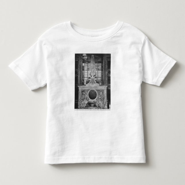 Camiseta Infantil Túmulo de Charles Le Brun e de sua esposa (Frente)