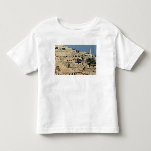 Camiseta Infantil Túmulos no lado do Monte das Oliveiras