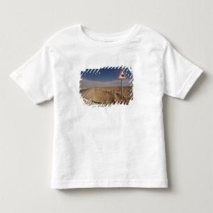 Camiseta Infantil Tunísia, Área Ksour, Ksar Ghilane, Oleoduto
