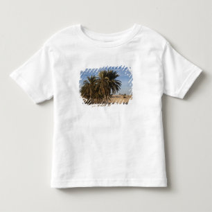 Camiseta Infantil Tunísia, Deserto do Saara, Douz, Grande Duna, palm