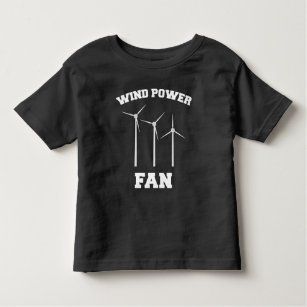 Camiseta Infantil Turbinas eólicas de vento de fazenda de vento de e