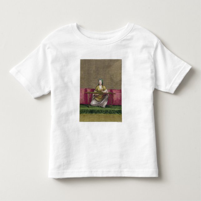Camiseta Infantil Turca, bordado, século 18 (gravina (Frente)