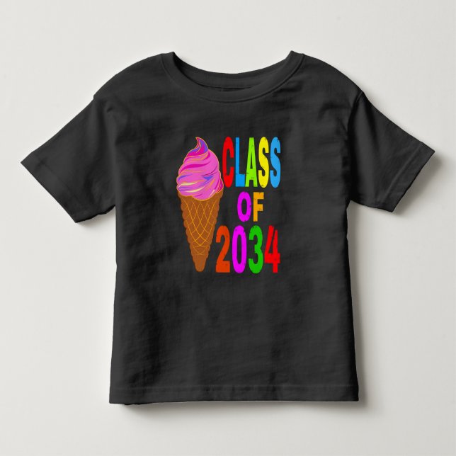 Camiseta Infantil turma de 2034 (Frente)
