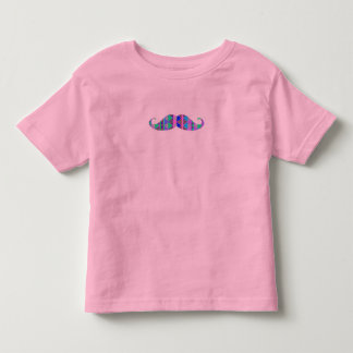 Camiseta Infantil Turquesa Colorida Aztec Padrão Mustache