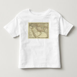 Camiseta Infantil Turquia asiática, Persia, Arábia, Kabul