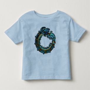 Camiseta Infantil Turquoise Quetzalcoatl