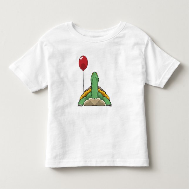 Camiseta Infantil Turtle Balloon (Frente)