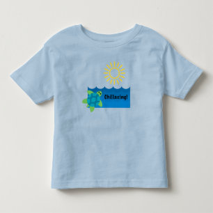 Camiseta Infantil Turtle ChillaxDesign - Toddler Fine Jersey T-S