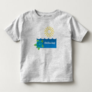 Camiseta Infantil Turtle ChillaxDesign - Toddler Fine Jersey T-S