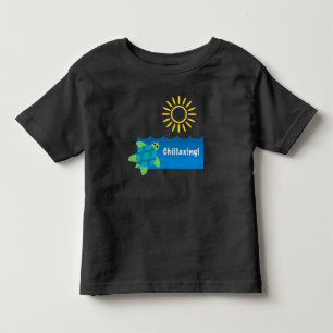 Camiseta Infantil Turtle ChillaxDesign - Toddler Fine Jersey T-S