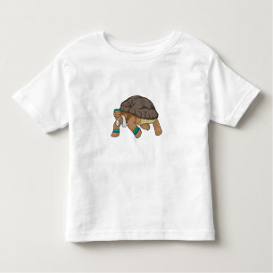 Camiseta Infantil Turtle como Runner com Toalha