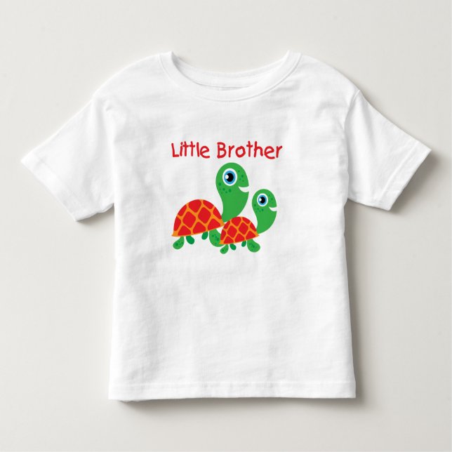 Camiseta Infantil Turtles Little Brother (Frente)