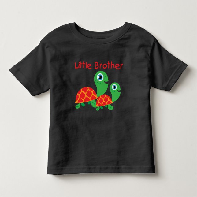 Camiseta Infantil Turtles Little Brother (Frente)