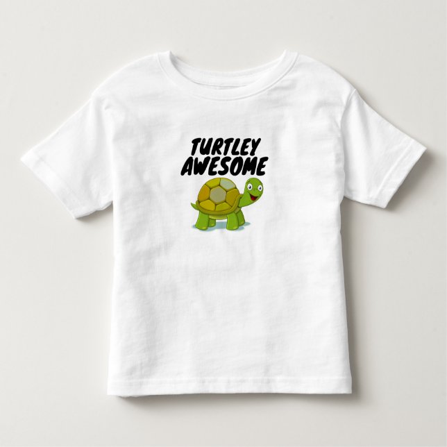 Camiseta Infantil TurtLEY AWESOME T-Shirt (Frente)