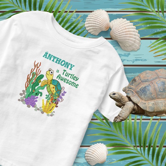 Camiseta Infantil Turtley Incrível - Tartaruga Personalizada (Criador carregado)