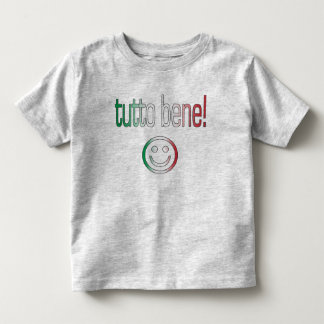 Camiseta Infantil Tutto Bene! Cores da bandeira de Italia