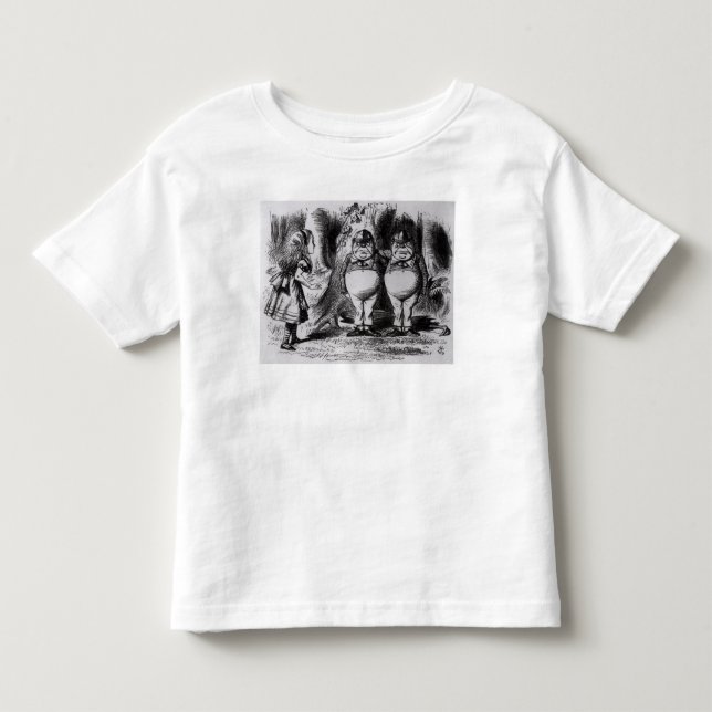 Camiseta Infantil Tweedledum e Tweedledee (Frente)