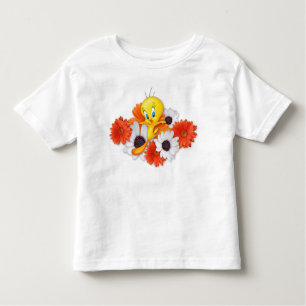 Camiseta Infantil TWEETY™ com margaridas