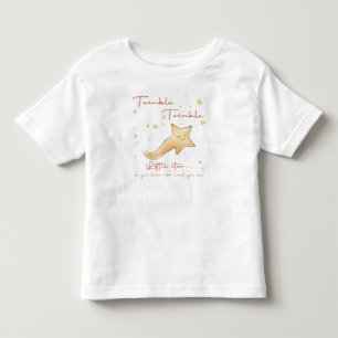 Camiseta Infantil Twinkle Twinkle Little Star Boho Personalize