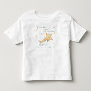 Camiseta Infantil Twinkle Twinkle Little Star Boho Personalize