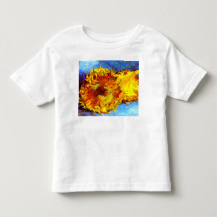 Camiseta Infantil Two Cut Sunflowers Van Gogh