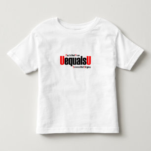 Camiseta Infantil U é igual a U - HIV indetectável - Ciência não Est